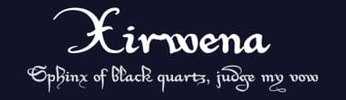 Xirwena by Pia Frauss — Script Handwritten Font — thumbnail 2