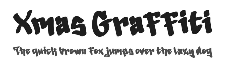 Xmas Graffiti by Yoga Letter — Script Handwritten Font