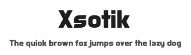 Xsotik by Chequered Ink — Sans Serif Font — thumbnail 1
