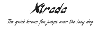 Xtrada by IZK Creative — Script Handwritten Font — thumbnail 1