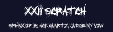 XXII Scratch by Doubletwo Studios — Script Handwritten Font — thumbnail 2