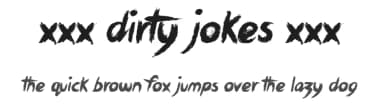 xxx Dirty Jokes xxx by JSH creates — Script Handwritten Font — thumbnail 1