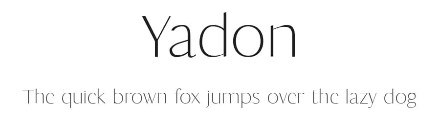 Yadon by creativetacos — Sans Serif Font — preview 1