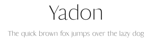 Yadon by creativetacos — Sans Serif Font