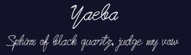 Yaeba by Zero Desain — Script Handwritten Font — thumbnail 2