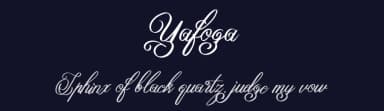 Yafoga by Ianmikraz — Script Handwritten Font — thumbnail 2