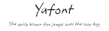 Yafont by FontPanda — Script Handwritten Font — thumbnail 1