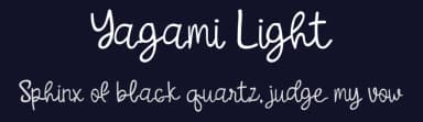 Yagami Light by Rangkai Aksara — Script Handwritten Font — thumbnail 2