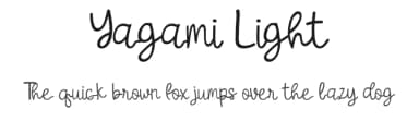 Yagami Light by Rangkai Aksara — Script Handwritten Font — thumbnail 1