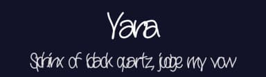 Yana by Francesco Caponi — Script Handwritten Font — thumbnail 2