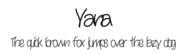 Yana by Francesco Caponi — Script Handwritten Font — thumbnail 1