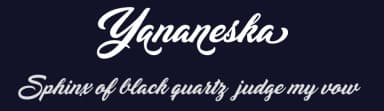 Yananeska by Billy Argel Fonts ® — Script Handwritten Font — thumbnail 2