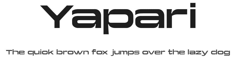 Yapari by Power Type Foundry — Sans Serif Font