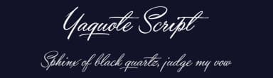 Yaquote Script by Måns Grebäck — Script Handwritten Font — thumbnail 2
