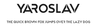Yaroslav by Vladimir Nikolic — Sans Serif Font — thumbnail 1