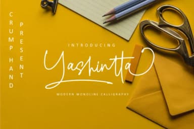 Yashintta Duo Font by Eifets — Script Handwritten Font — thumbnail 1