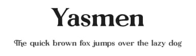 Yasmen by Font Kingdom — Serif Font — thumbnail 1