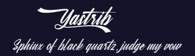 Yastrib by Breh Creative — Script Handwritten Font — thumbnail 2