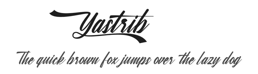 Yastrib by Breh Creative — Script Handwritten Font