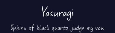 Yasuragi by Hanoded — Script Handwritten Font — thumbnail 2