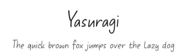 Yasuragi by Hanoded — Script Handwritten Font — thumbnail 1