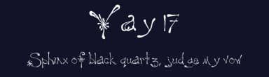 Yay 17 by Deb Kerkhof — Script Handwritten Font — thumbnail 2