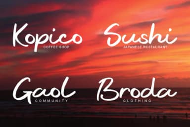 Yeager Gang Font by AbasCreative — Script Handwritten Font — thumbnail 6