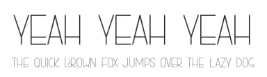 Yeah Yeah Yeah by Nariswari Creative — Sans Serif Font — thumbnail 1