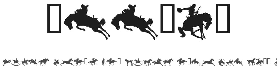 YeeHaw by FontFreak — Dingbats Font