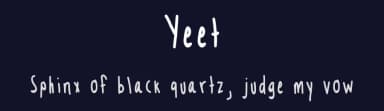 Yeet by Atlas — Script Handwritten Font — thumbnail 2