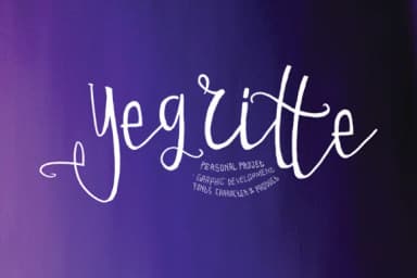Yegrith Script Font by bestee fakin houwer — Script Handwritten Font — thumbnail 2