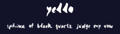 Yello by Samantha Nagle — Script Handwritten Font — thumbnail 2