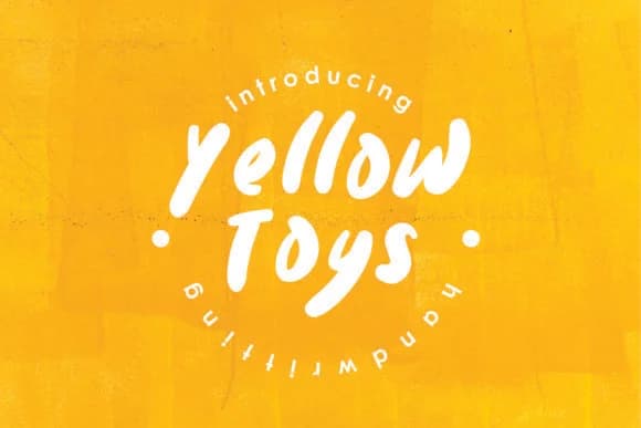 Yellow Toys Font by Fype Co. — Script Handwritten Font