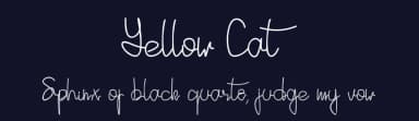 Yellow Cat by Nico Muslib — Script Handwritten Font — thumbnail 2