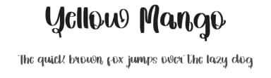 Yellow Mango by FreshtypeINK — Script Handwritten Font — thumbnail 1