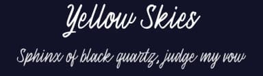 Yellow Skies by Forberas Club — Script Handwritten Font — thumbnail 2