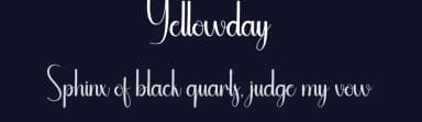 Yellowday by Andi Moz — Script Handwritten Font — thumbnail 2