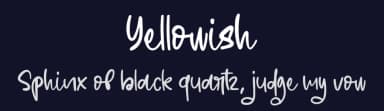 Yellowish by Creative Zone — Script Handwritten Font — thumbnail 2