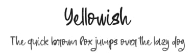 Yellowish by Creative Zone — Script Handwritten Font — thumbnail 1