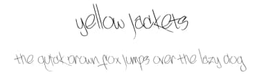 Yellow jackets by Skyhaven Fonts — Script Handwritten Font — thumbnail 1