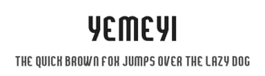 Yemeyi by AukimVisuel — Sans Serif Font — thumbnail 1