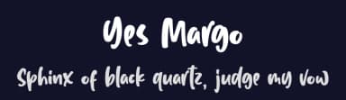 Yes Margo by Subectype & Orenari — Script Handwritten Font — thumbnail 2