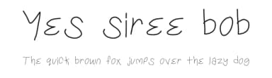 Yes siree bob by Nerdle Pants — Script Handwritten Font — thumbnail 1