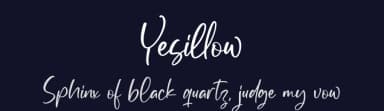 Yesillow by Perspectype Studio - Letterena.com — Script Handwritten Font — thumbnail 2