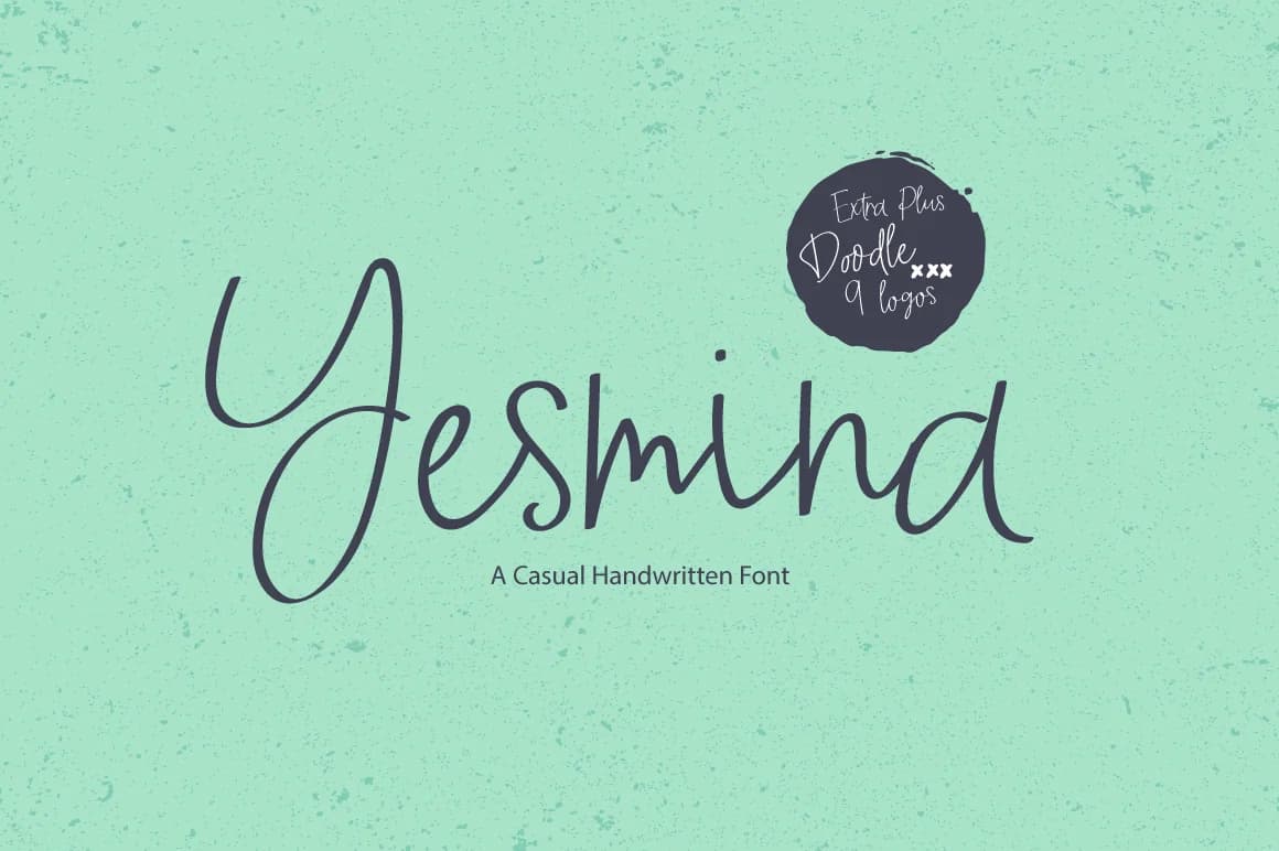 Yesmina Font by Studio_Art — Script Handwritten Font