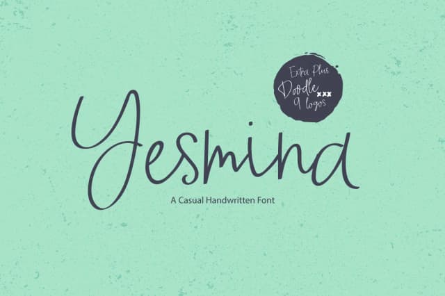 Yesmina Font by Studio_Art — Script Handwritten Font