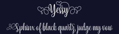 Yessy by 7NTypes — Script Handwritten Font — thumbnail 2