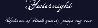 Yesternight by Letterhend Studio — Script Handwritten Font — thumbnail 2
