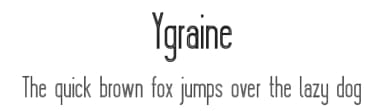 Ygraine by Type Sailor — Sans Serif Font — thumbnail 1