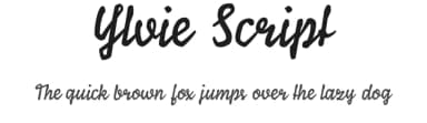Ylvie Script by Anja Pöchhacker — Script Handwritten Font — thumbnail 1